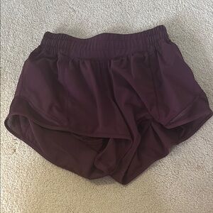 Purple Lululemon shorts size 2